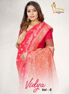 Lakshya Vidya vol 05 Designer Festive Wedding Wear Jacquard Silk Heavy Latest Saree Collection